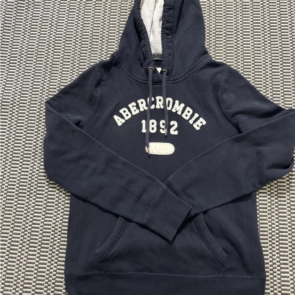 Abercrombie & Fitch Navy Blue Hoodie